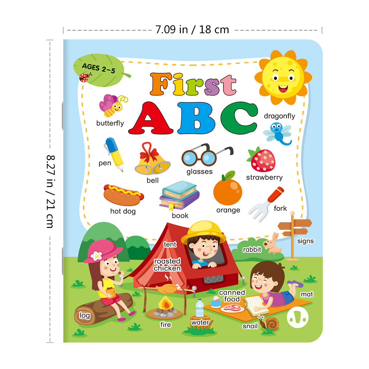 Первая книга по алфавиту ABC д – обзор и цена Kids First Education